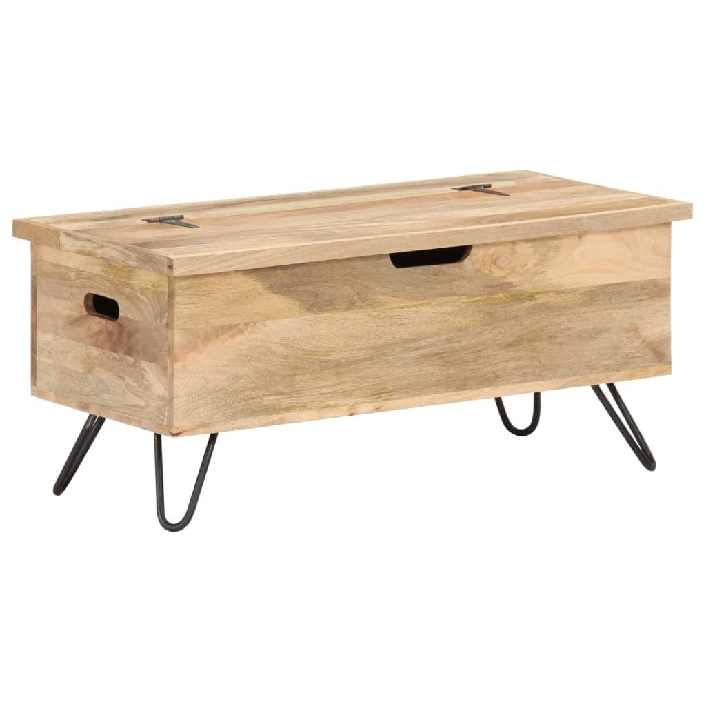 vidaXL Chest 90x40x45 cm Solid Mango Wood