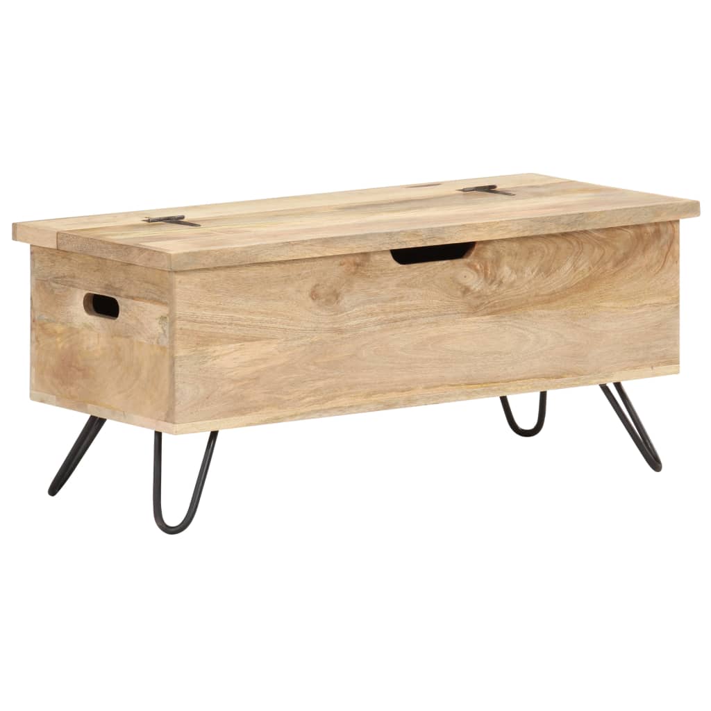 vidaXL Chest 90x40x45 cm Solid Mango Wood