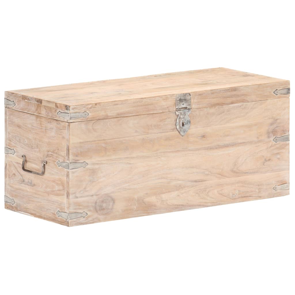 vidaXL Chest 90x40x40 cm Solid Acacia Wood