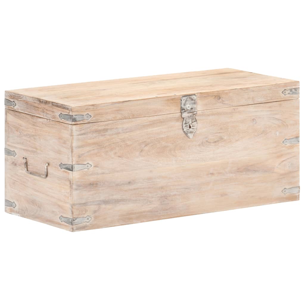 vidaXL Chest 90x40x40 cm Solid Acacia Wood