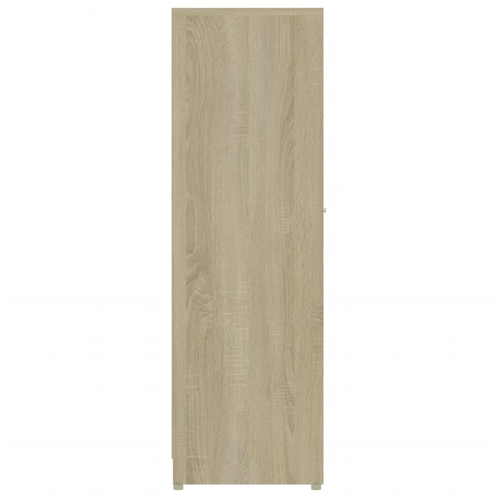 vidaXL Bathroom Cabinet Sonoma Oak 30x30x95 cm Engineered Wood