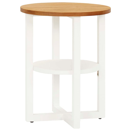 vidaXL Lamp Table 40x50 cm Solid Oak Wood