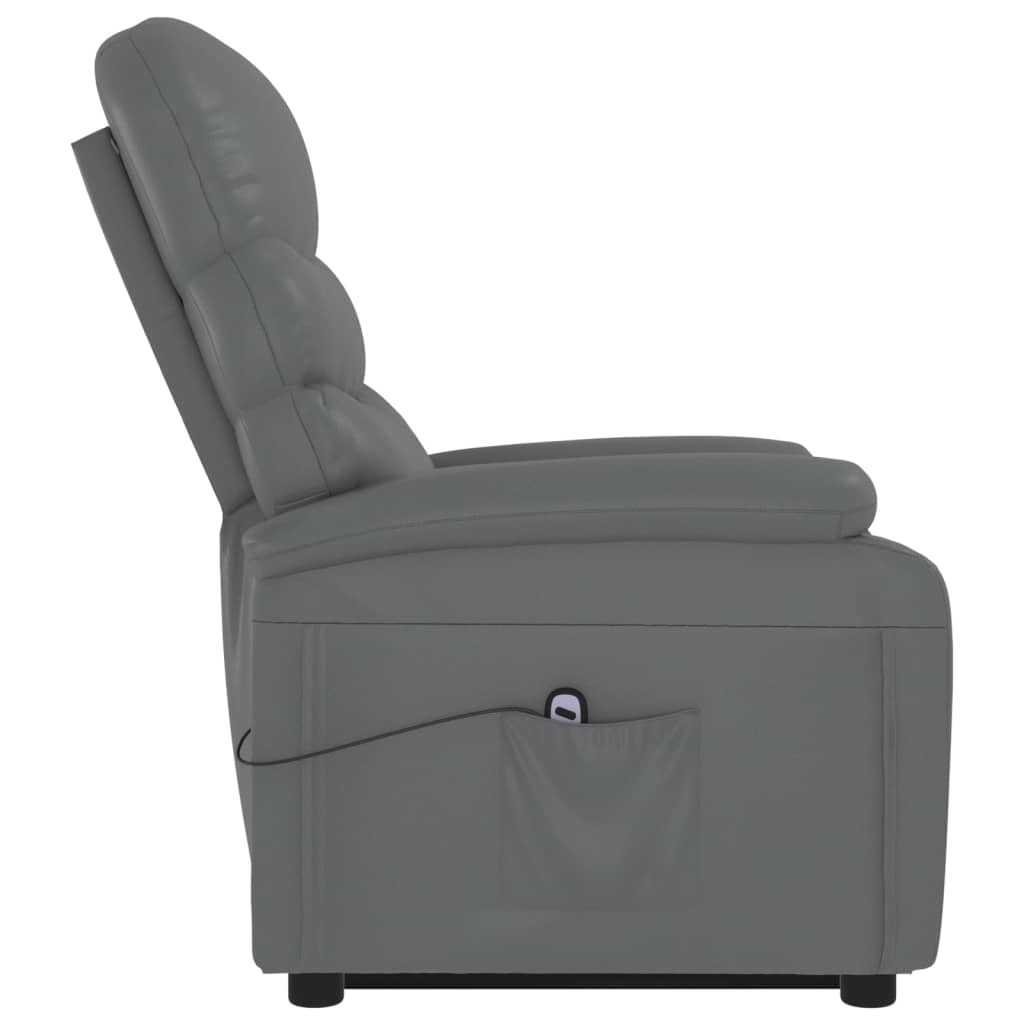 vidaXL Stand up Chair Anthracite Faux Leather