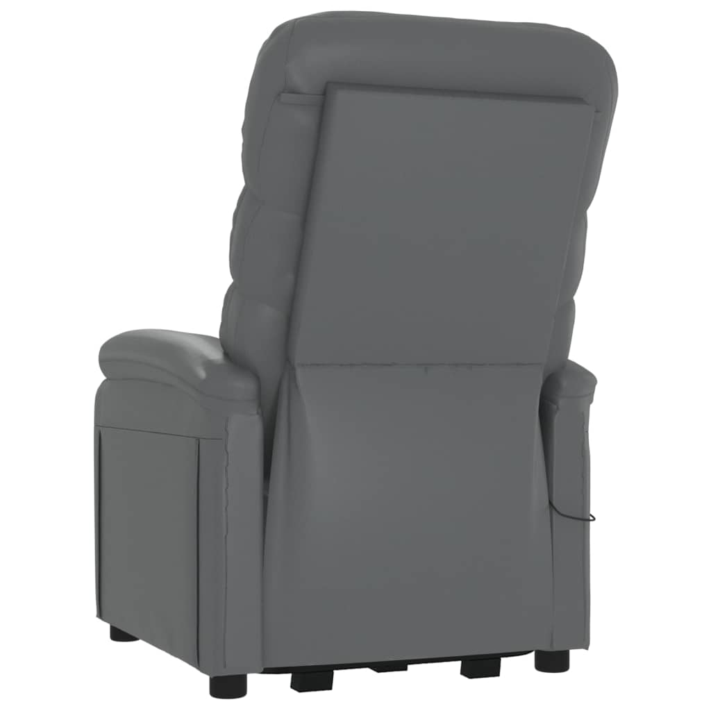 vidaXL Stand up Chair Anthracite Faux Leather