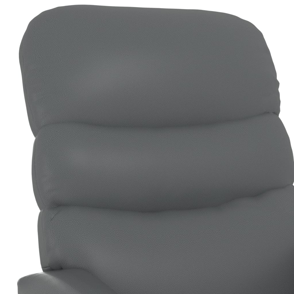 vidaXL Stand up Chair Anthracite Faux Leather
