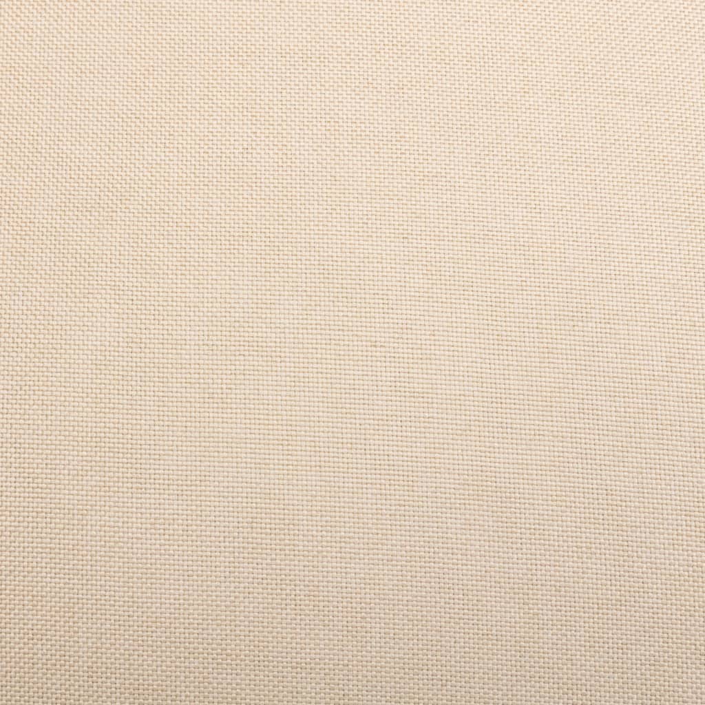 vidaXL Massage Reclining Chair Cream Fabric