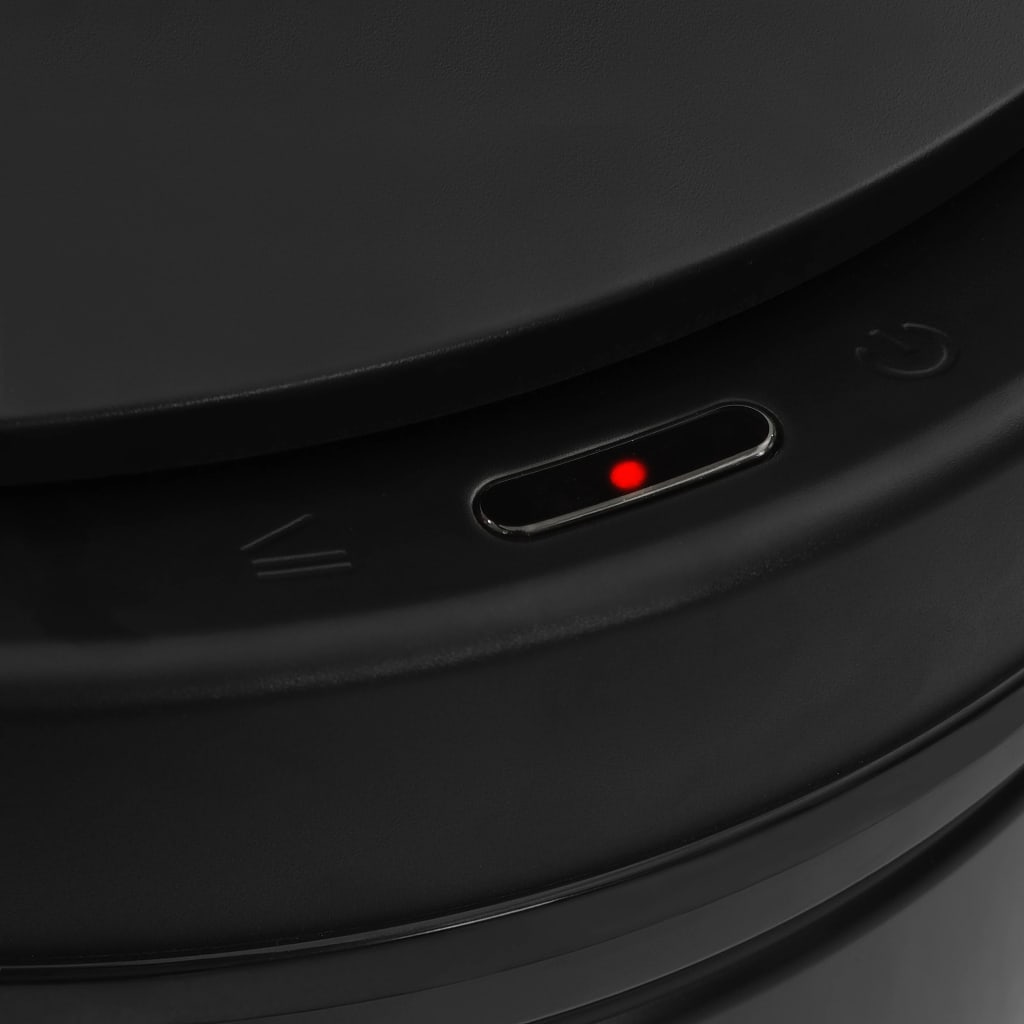 vidaXL Automatic Sensor Dustbin 60 L Carbon Steel Black