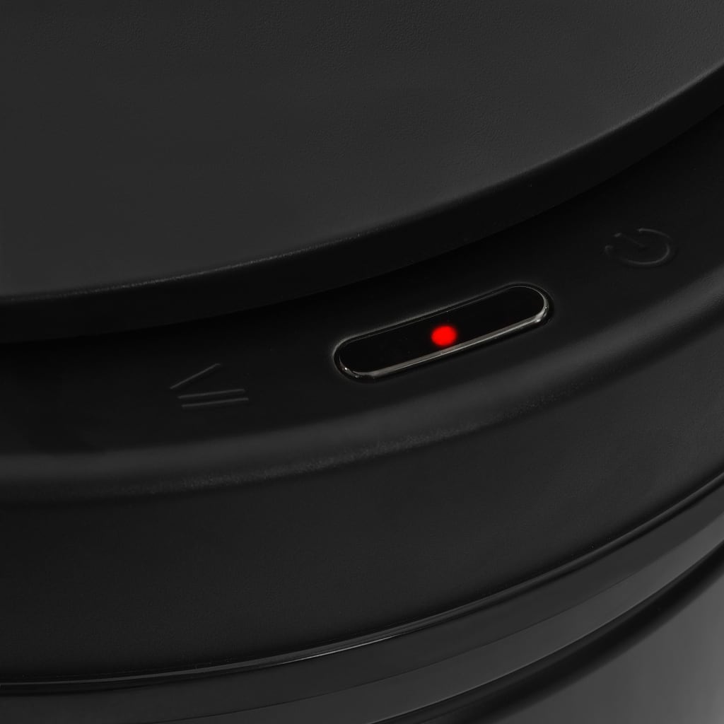 vidaXL Automatic Sensor Dustbin 80 L Carbon Steel Black