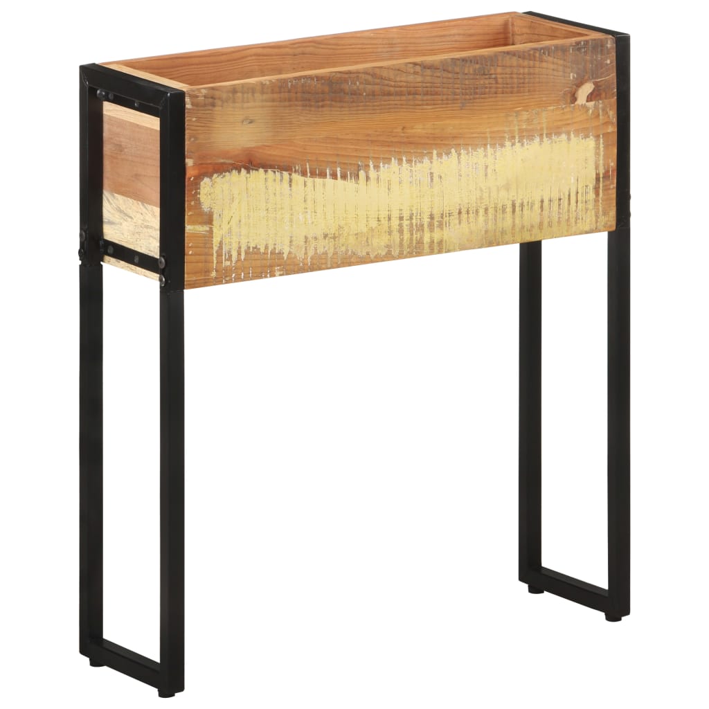 vidaXL Planter 60x20x68 cm Solid Reclaimed Wood