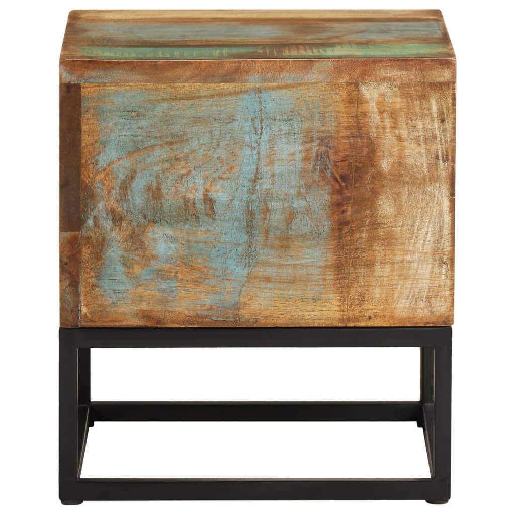vidaXL Side Table 30x30x33 cm Solid Reclaimed Wood