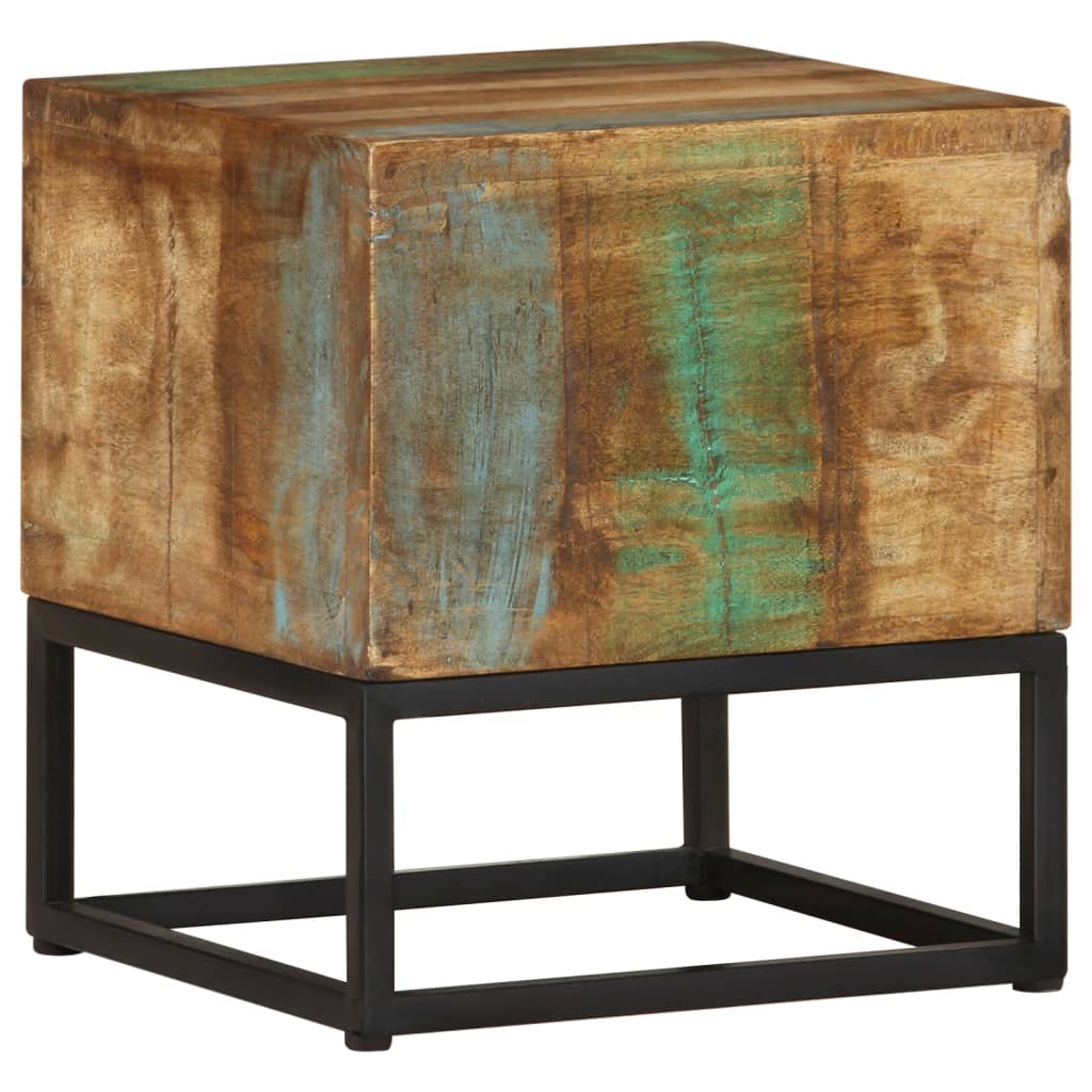 vidaXL Side Table 30x30x33 cm Solid Reclaimed Wood