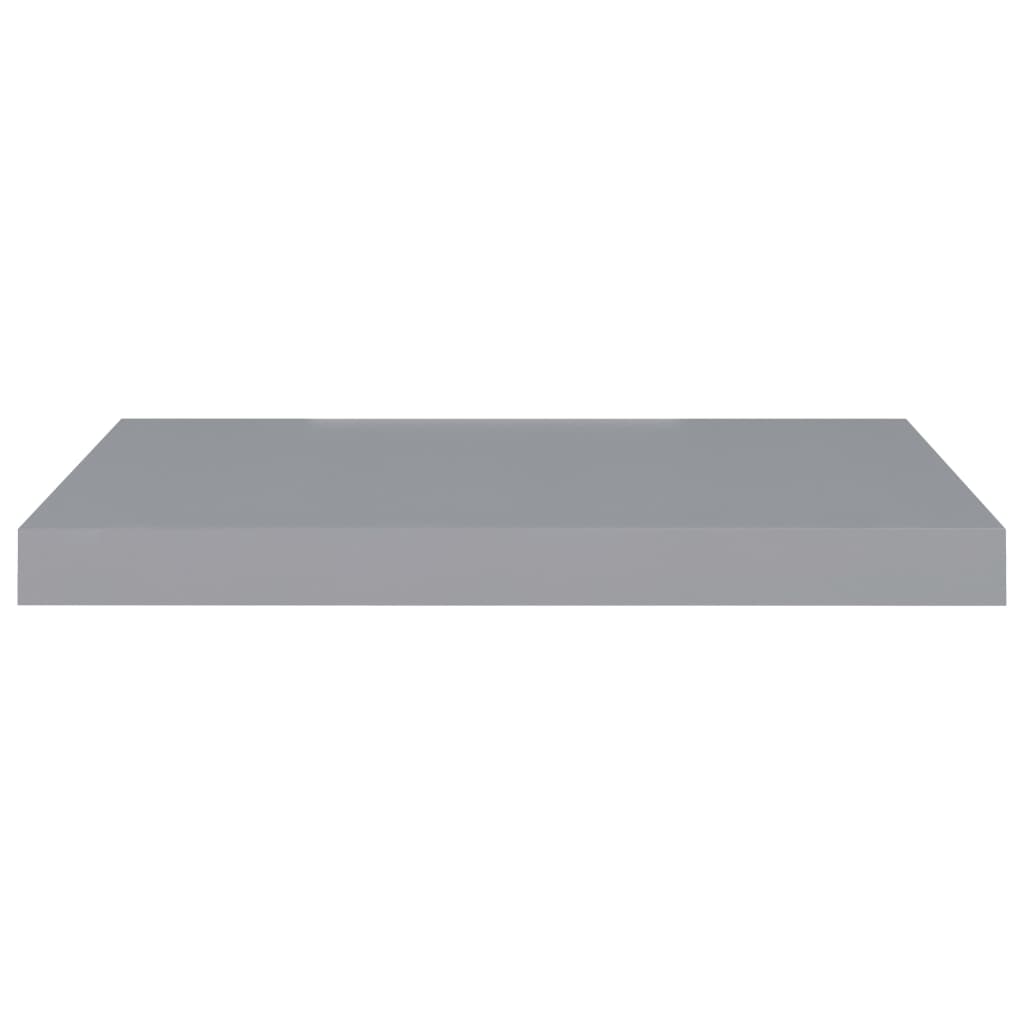 vidaXL Floating Wall Shelves 4 pcs Grey 60x23.5x3.8 cm MDF