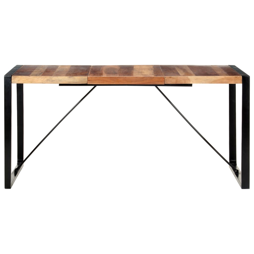 vidaXL Dining Table 160x80x75 cm Solid Wood