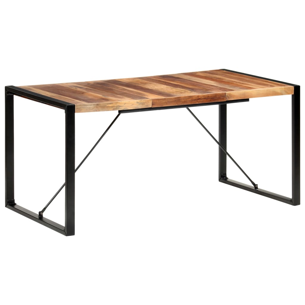 vidaXL Dining Table 160x80x75 cm Solid Wood