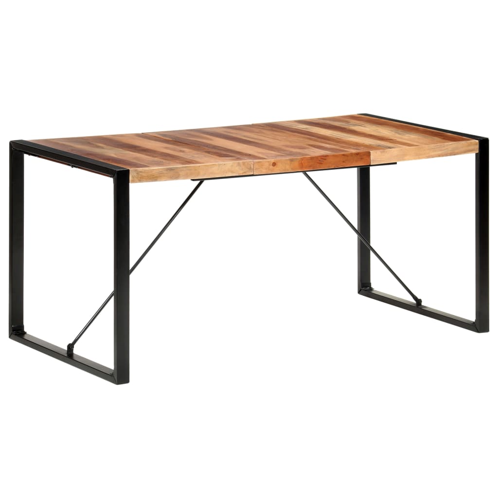 vidaXL Dining Table 160x80x75 cm Solid Wood