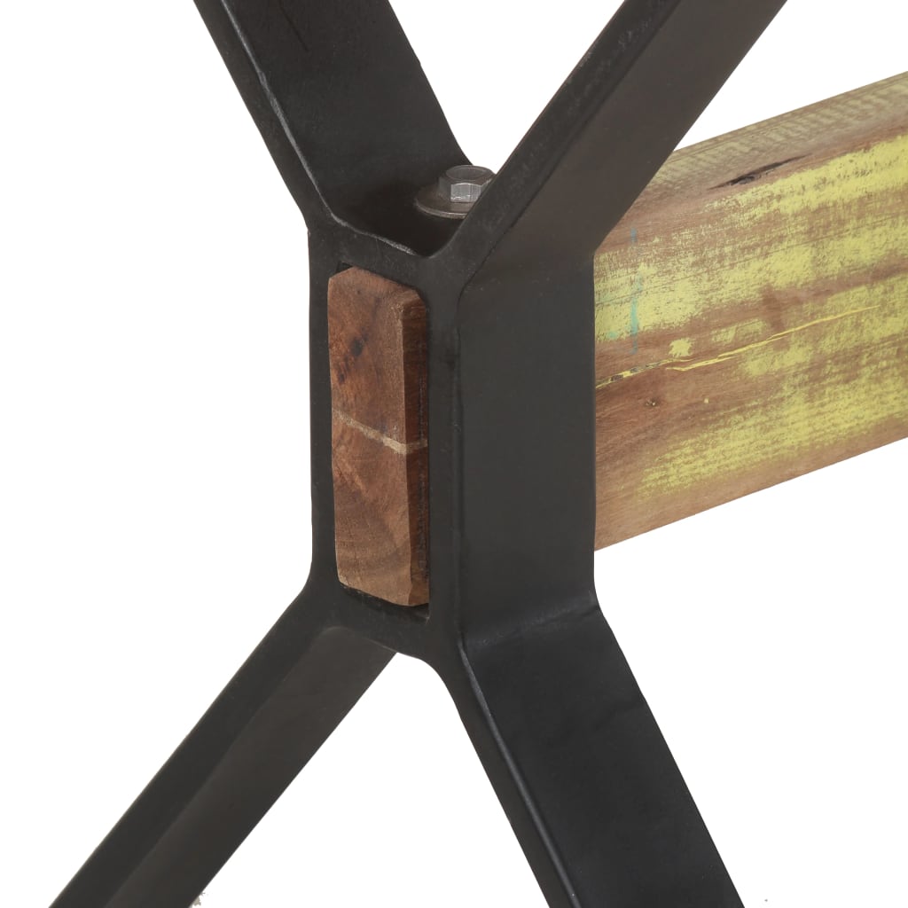 vidaXL Dining Table 140x70x76 cm Solid Reclaimed Wood