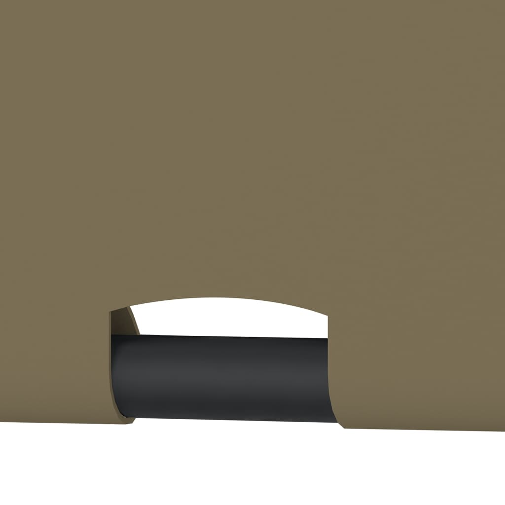 vidaXL Garden Pergola with Retractable Roof 3x3 m Taupe 180 g/m²