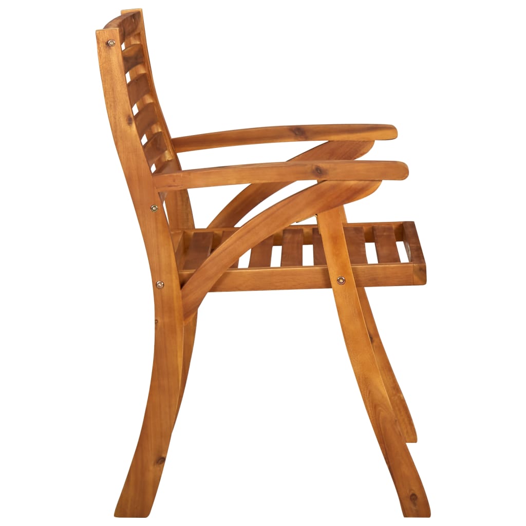 vidaXL Garden Chairs 2 pcs Solid Acacia Wood