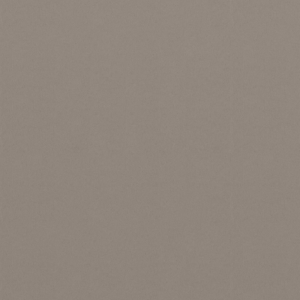 vidaXL Balcony Screen Taupe 75x600 cm Oxford Fabric