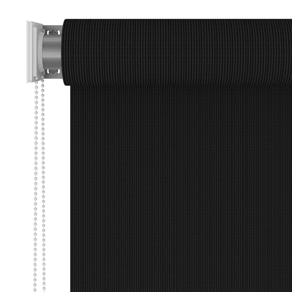 vidaXL Outdoor Roller Blind 140x230 cm Black