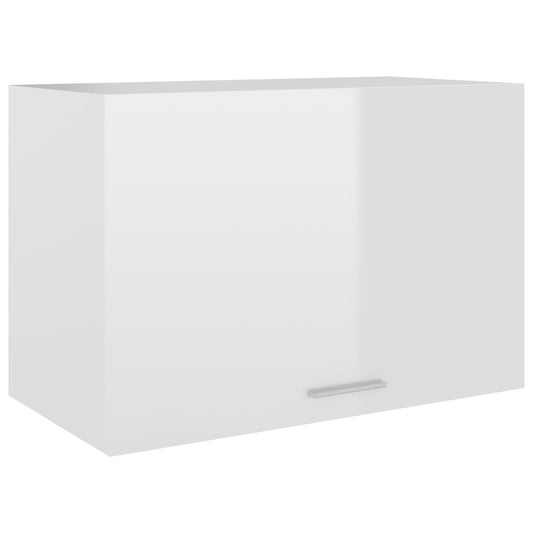 vidaXL Hanging Cabinet Lyon High Gloss White 60x31x40 cm Engineered Wood