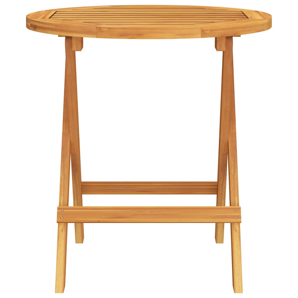 vidaXL Bistro Table Ø46x47 cm Solid Wood Acacia