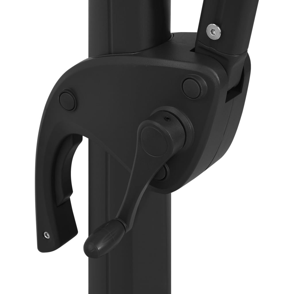 vidaXL 4-Tier Garden Parasol with Aluminium Pole Sand 250x250 cm