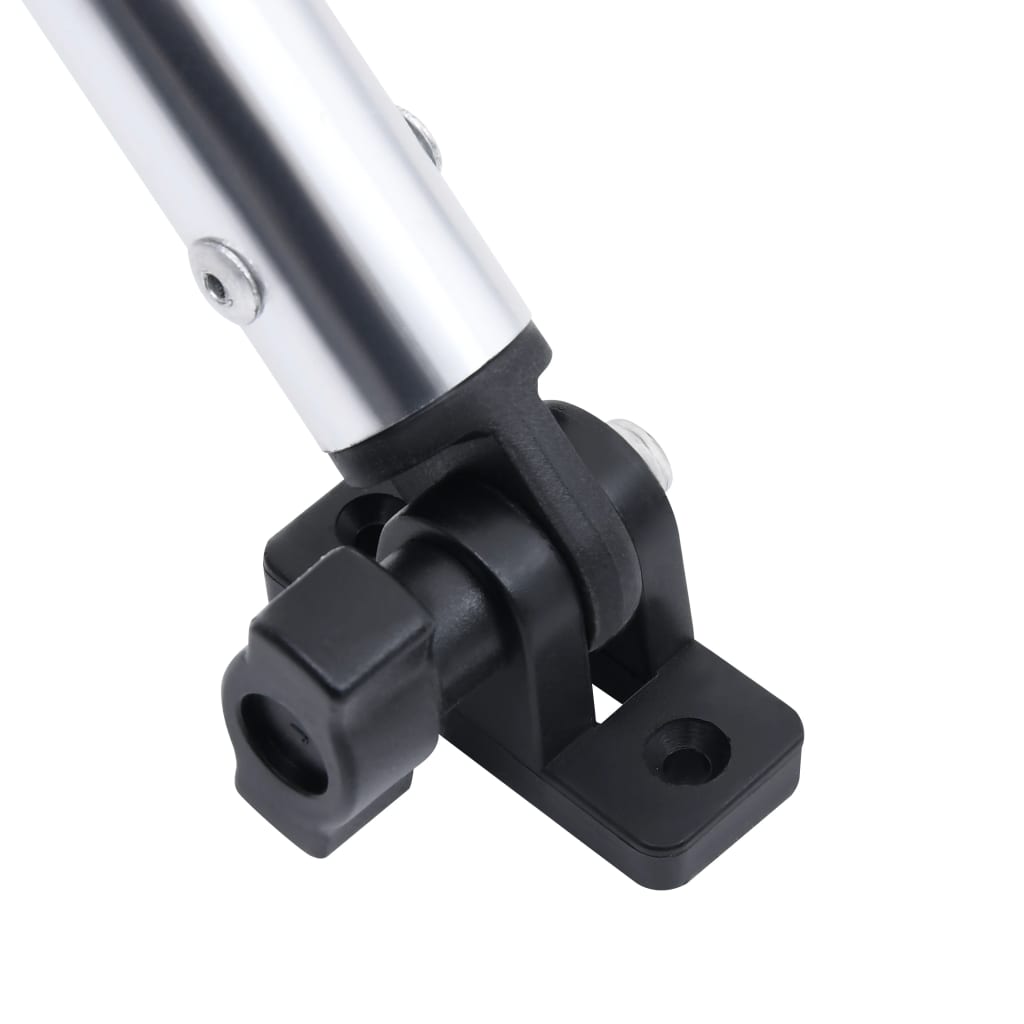 vidaXL 2 Bow Bimini Top Navy Blue 180x130x110 cm