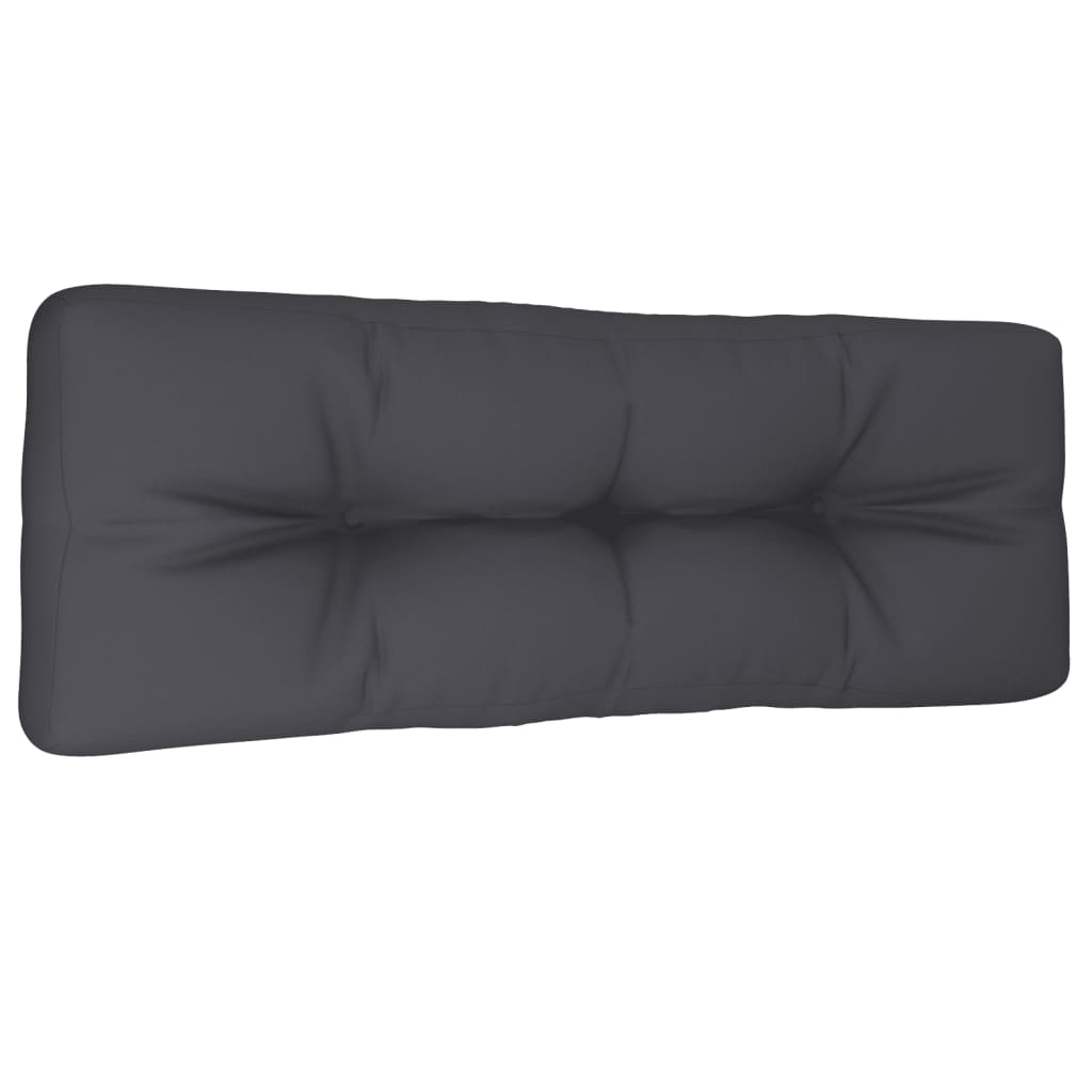 vidaXL Pallet Cushion Anthracite 120x40x12 cm Fabric