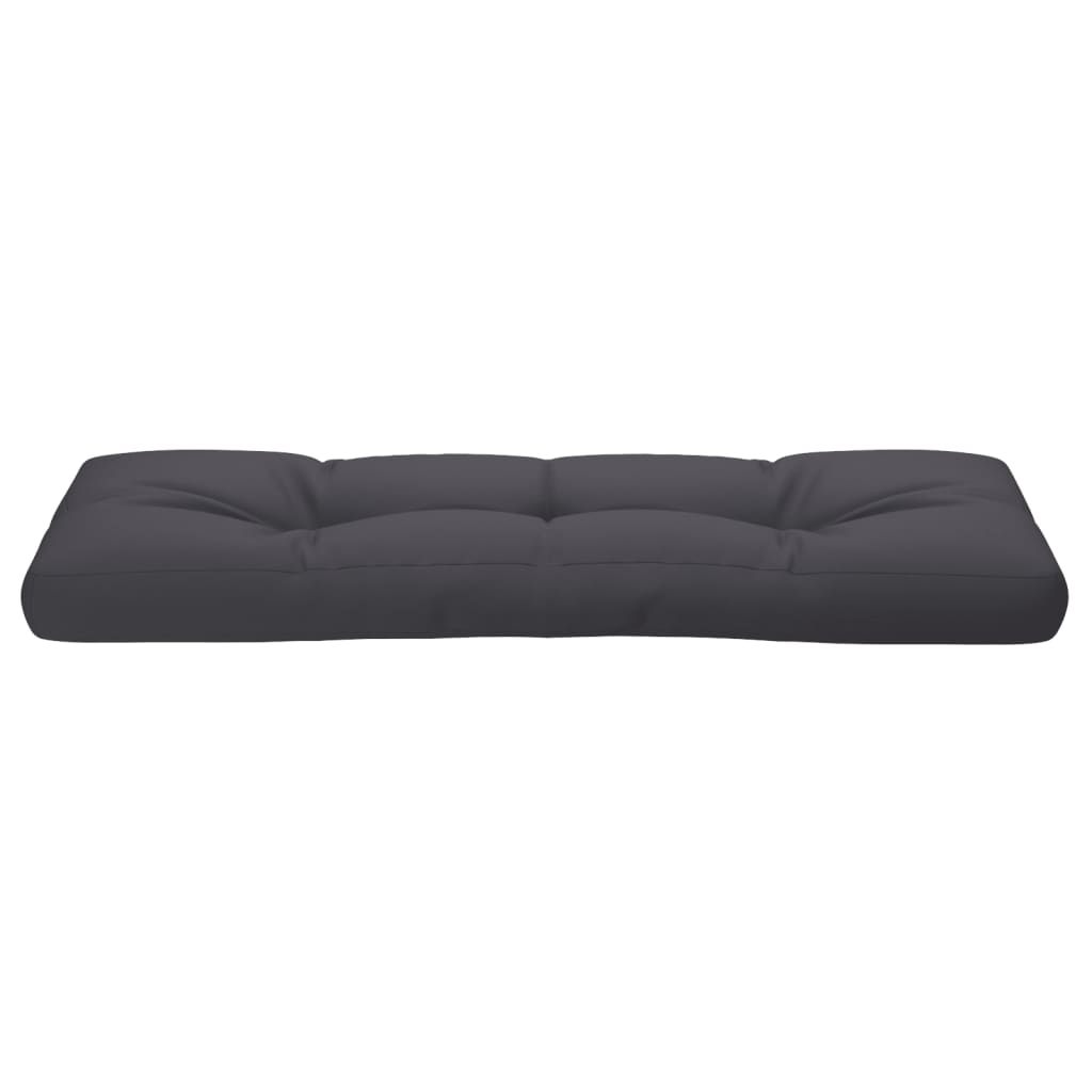vidaXL Pallet Cushion Anthracite 120x40x12 cm Fabric
