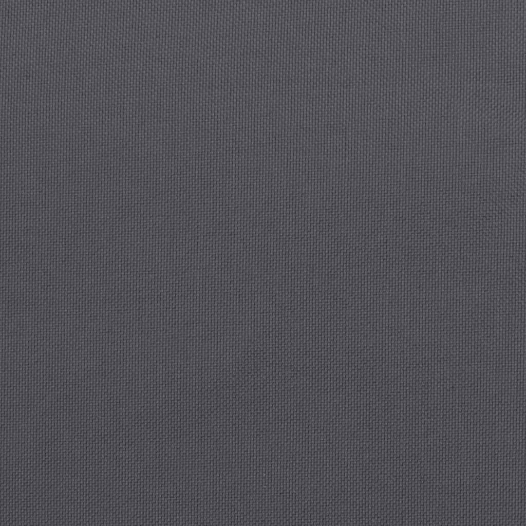 vidaXL Pallet Cushion Anthracite 120x40x12 cm Fabric