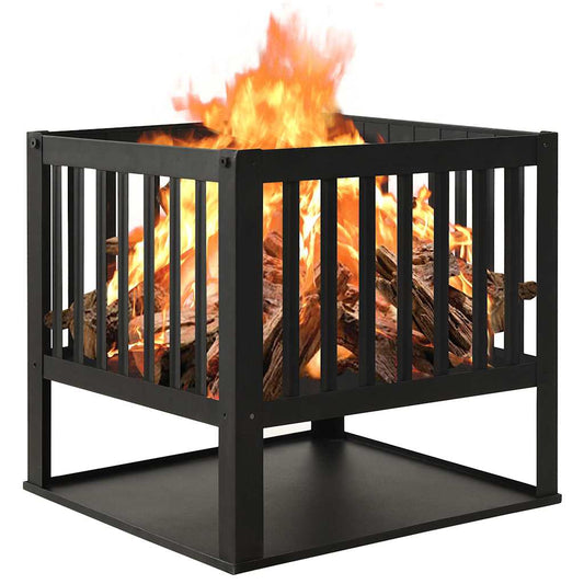 vidaXL Fire Pit 40x40x40 cm Steel