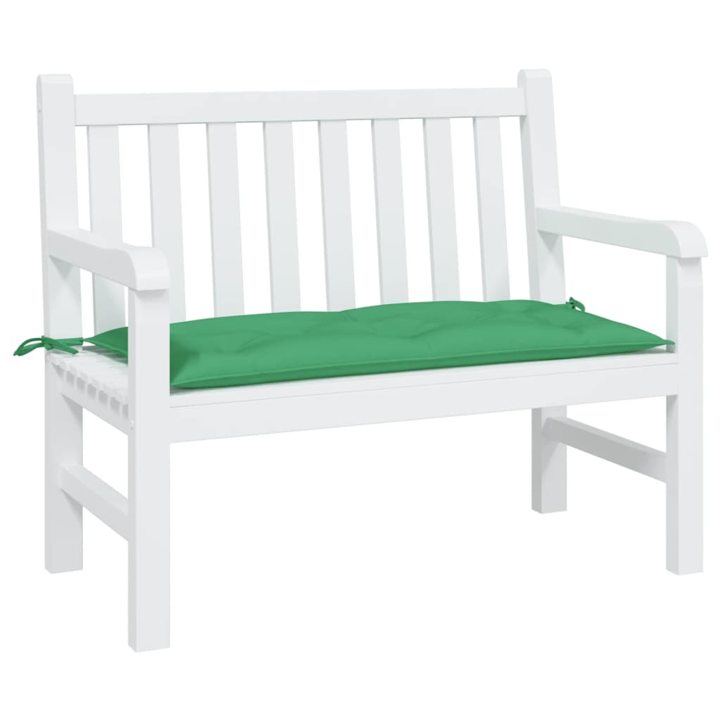 vidaXL Garden Bench Cushion Green 100x50x7 cm Oxford Fabric