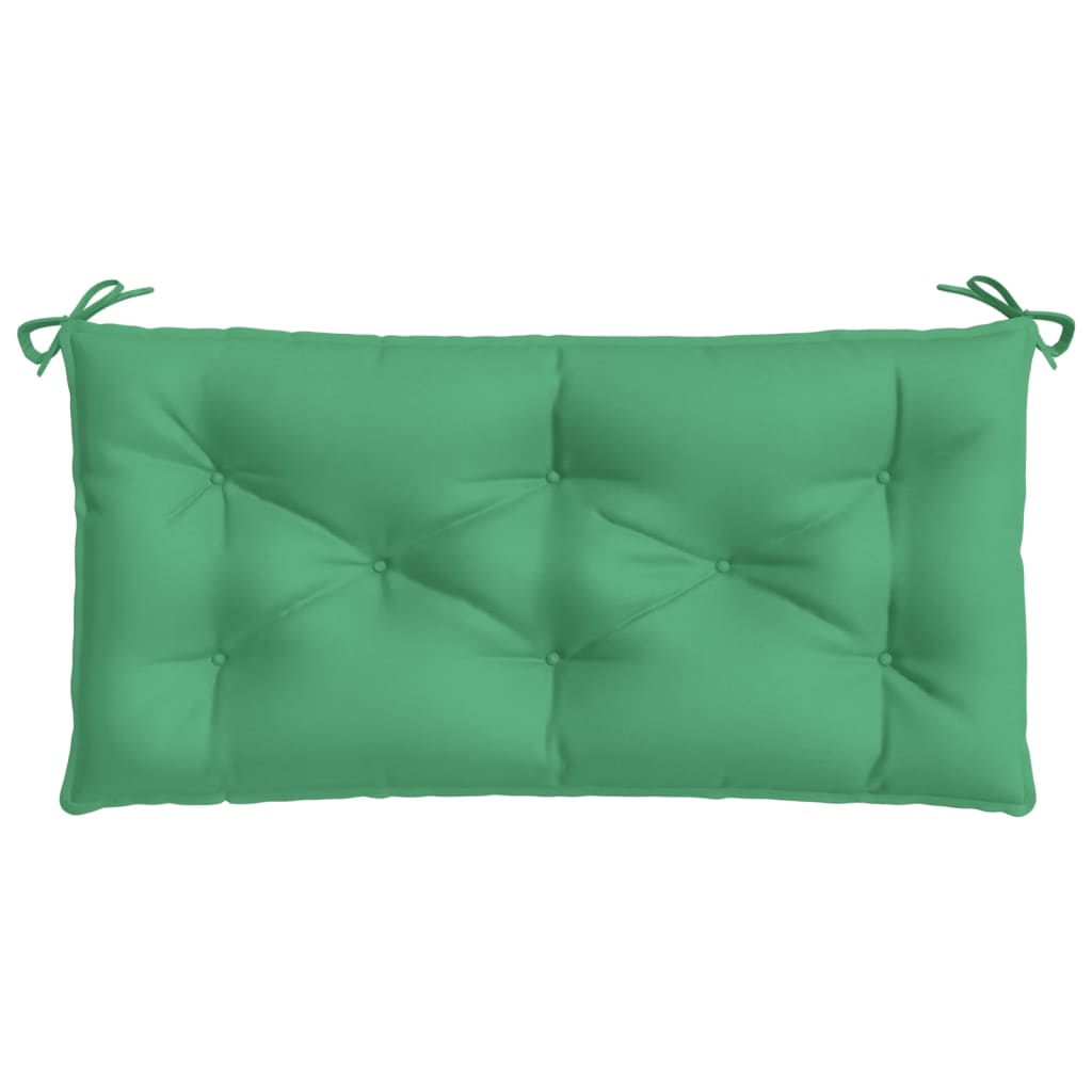 vidaXL Garden Bench Cushion Green 100x50x7 cm Oxford Fabric