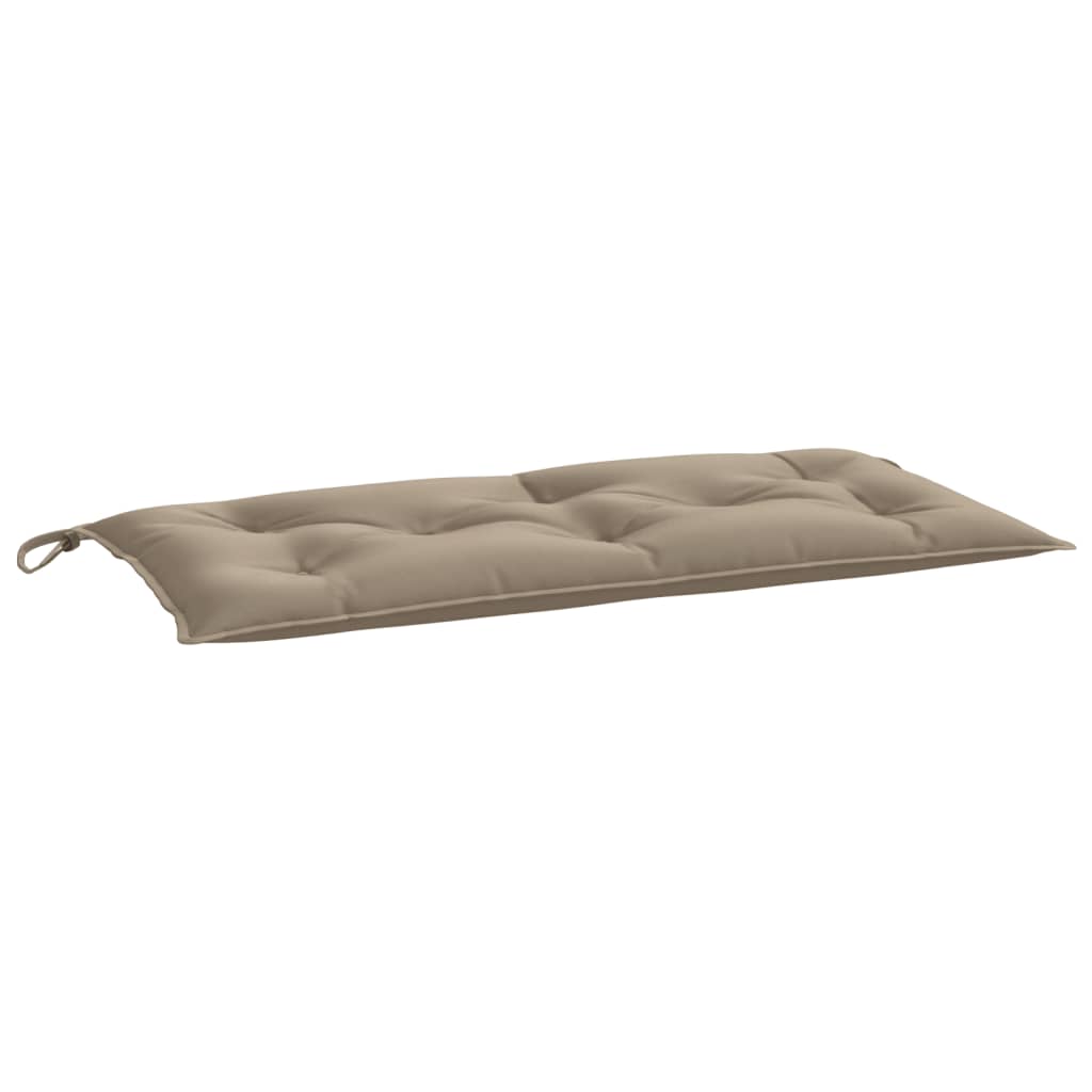 vidaXL Garden Bench Cushion Taupe 100x50x7 cm Oxford Fabric