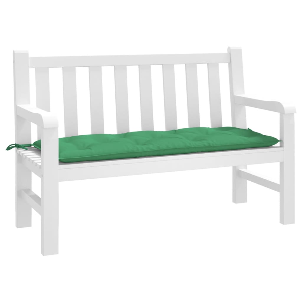 vidaXL Garden Bench Cushion Green 120x50x7 cm Oxford Fabric