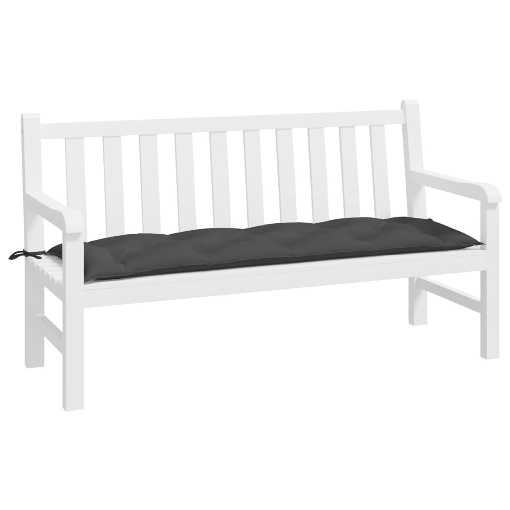 vidaXL Garden Bench Cushion Anthracite 150x50x7 cm Oxford Fabric