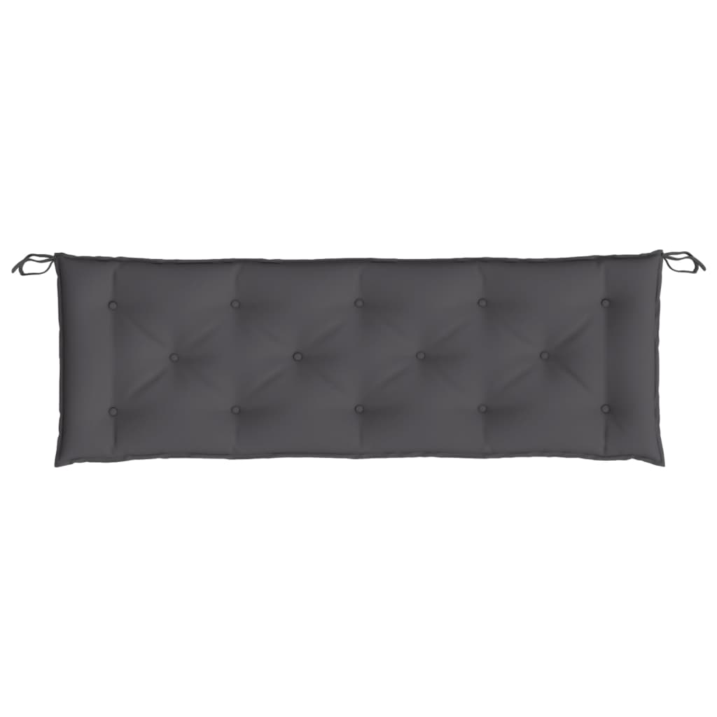 vidaXL Garden Bench Cushion Anthracite 150x50x7 cm Oxford Fabric