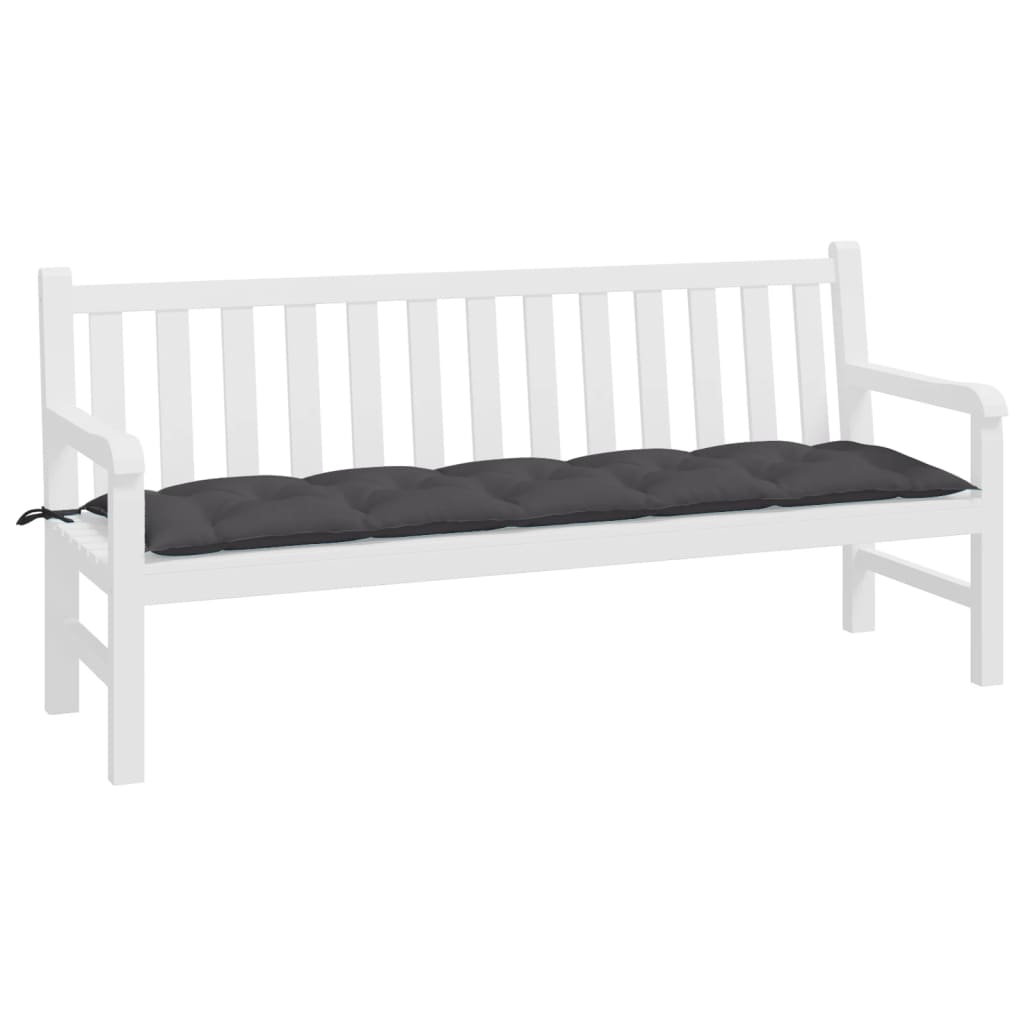 vidaXL Garden Bench Cushion Anthracite 180x50x7 cm Oxford Fabric