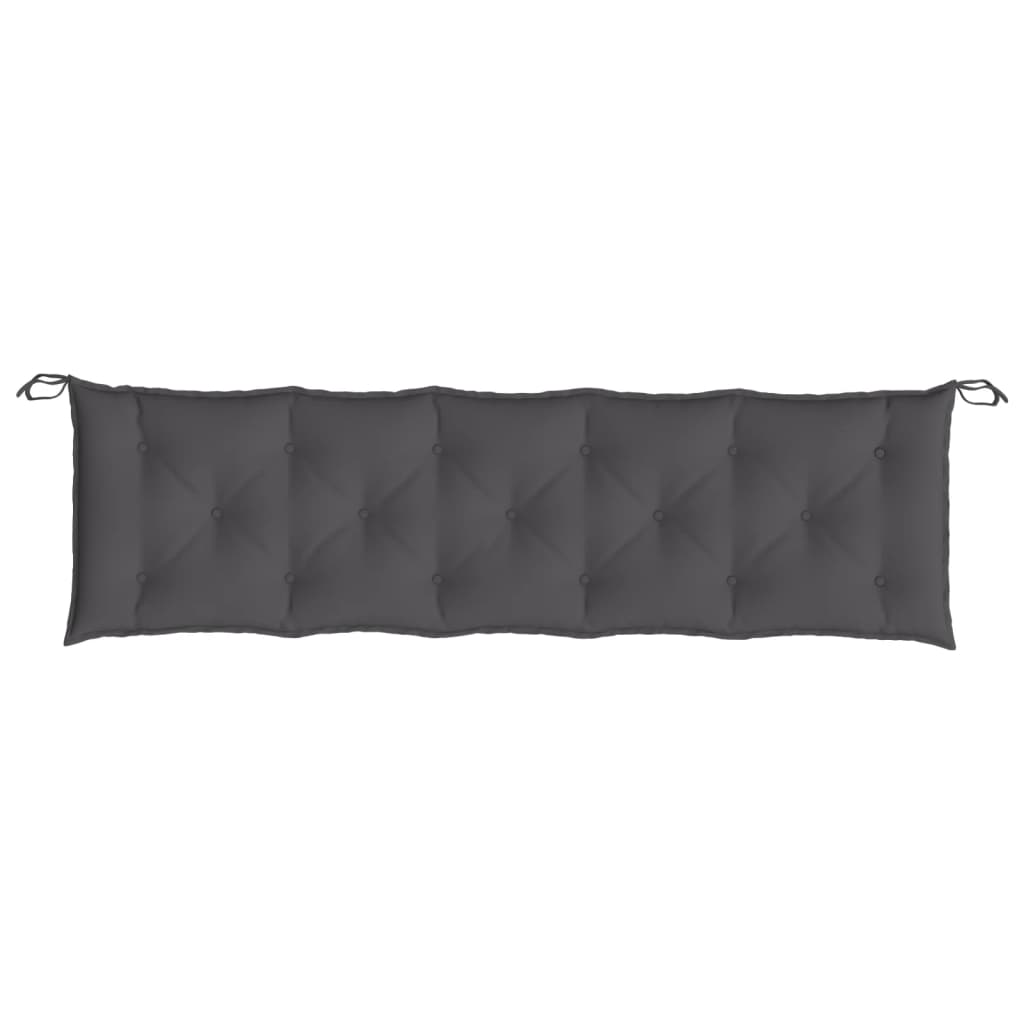 vidaXL Garden Bench Cushion Anthracite 180x50x7 cm Oxford Fabric