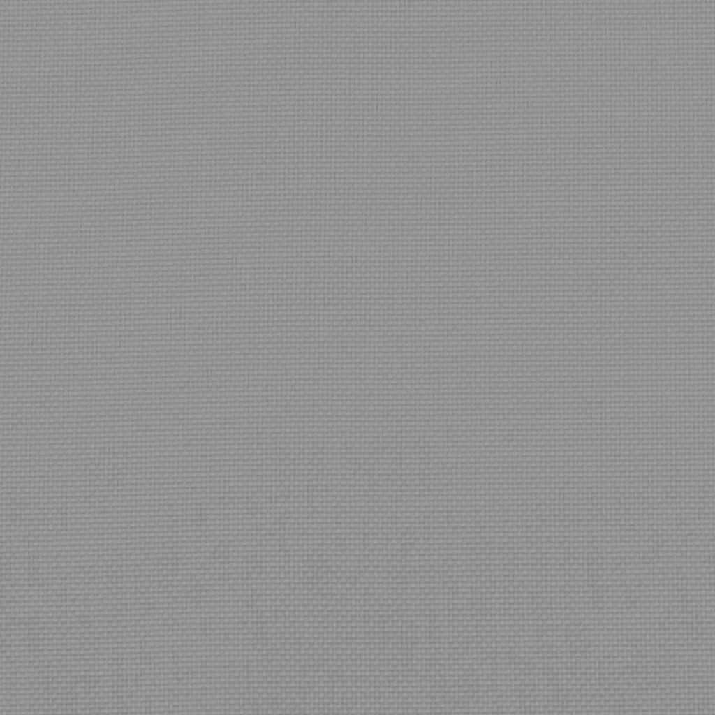 vidaXL Garden Bench Cushion Grey 150x(50+50)x7cm Oxford Fabric