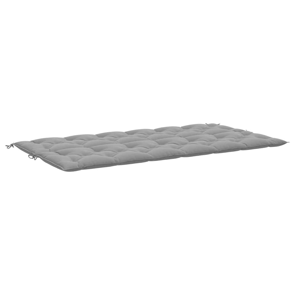 vidaXL Garden Bench Cushion Grey 200x(50+50)x7cm Oxford Fabric
