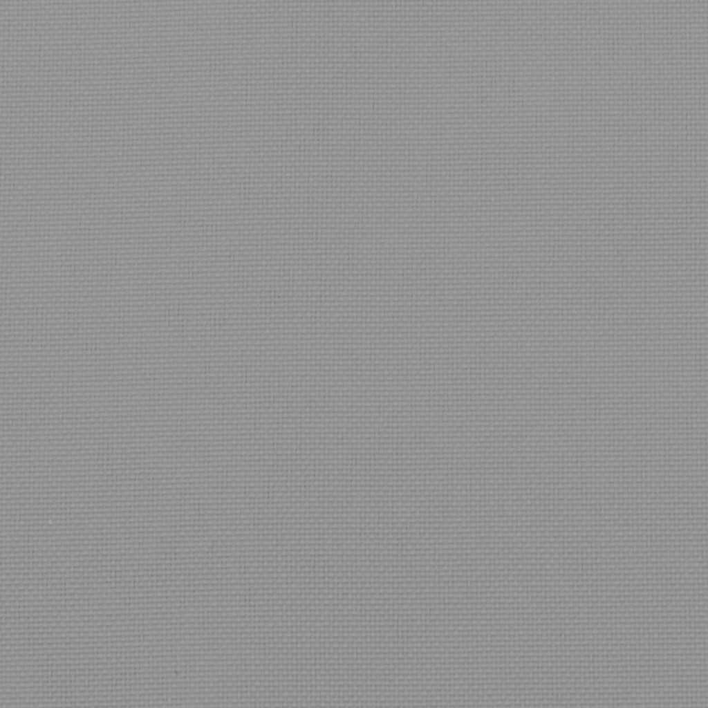vidaXL Garden Bench Cushion Grey 200x(50+50)x7cm Oxford Fabric