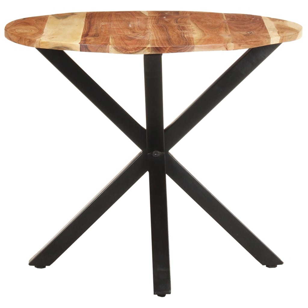 vidaXL Side Table 68x68x56 cm Solid Acacia Wood