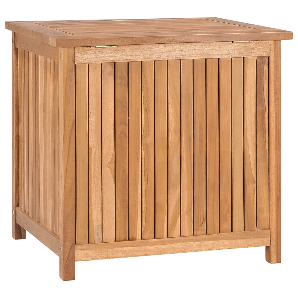 vidaXL Garden Storage Box 60x50x58 cm Solid Teak Wood