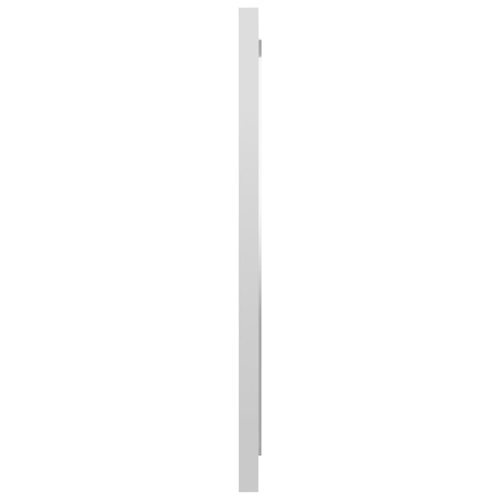 vidaXL Bathroom Mirror High Gloss White 40x1.5x37 cm Engineered Wood