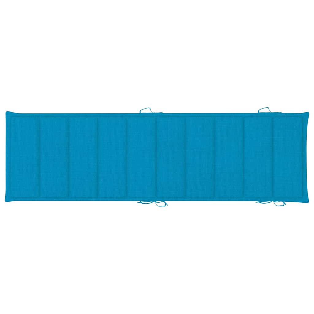 vidaXL Garden Sun Lounger with Cushion Solid Wood Acacia