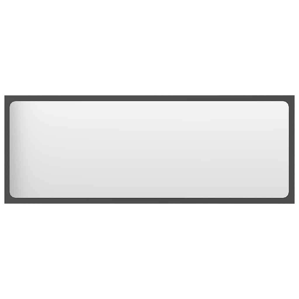 vidaXL 2 Piece Bathroom Furniture Set Grey Engineered Wood