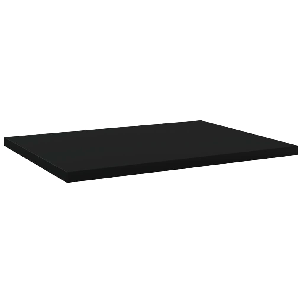 vidaXL Bookshelf Boards 8 pcs Black 40x30x1.5 cm Engineered Wood