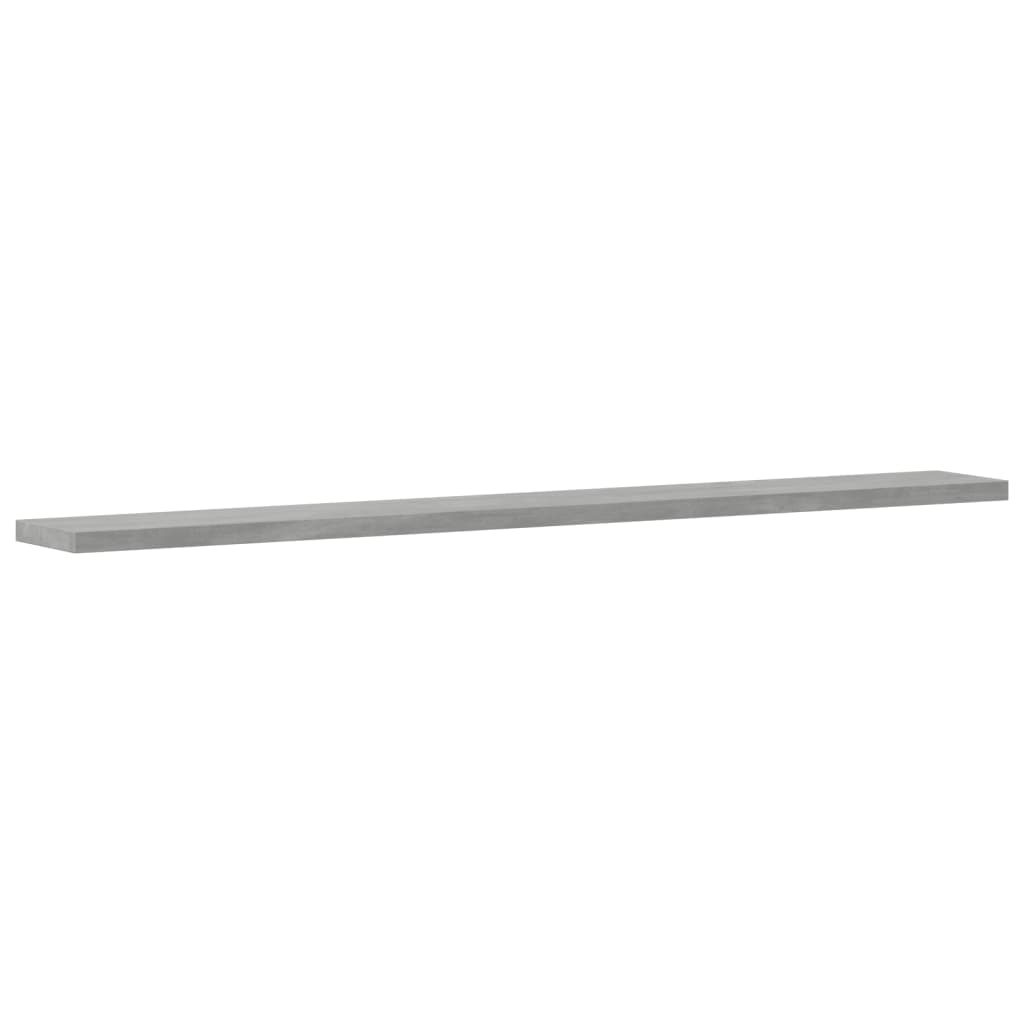 vidaXL Bookshelf Boards 8 pcs Concrete Grey 80x10x1.5 cm Engineered Wood
